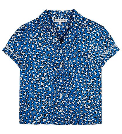 Tommy Hilfiger Skyrta - Blár Leopard