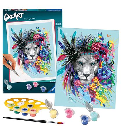 Ravensburger CreArt Paint Set - Boho Lion