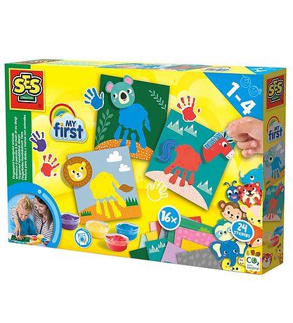 SES Creative Fingramálning - Mitt fyrsta - Dýr