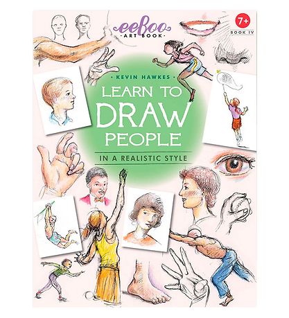 Eeboo Buch - Lhonor To Draw Realistic People - Englisch