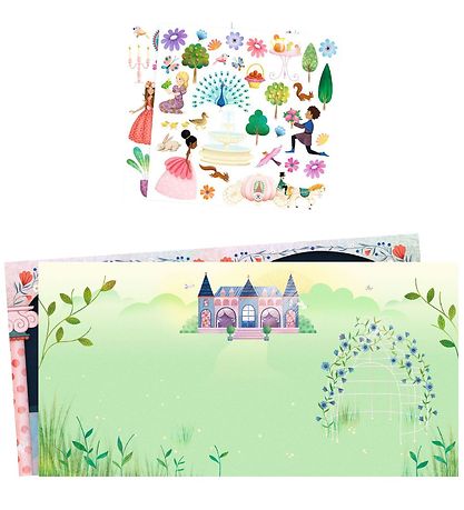 Djeco Stickers - 2 Designs - Life in The Castle