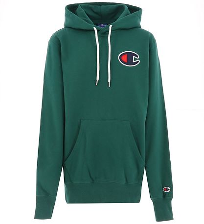 Champion Fashion Hoodie Dark Green w. Logo KW IE