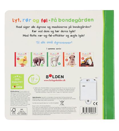 Forlaget Bolden Book w. Sound - Listen, Touch and Feel: On the F