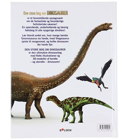 Forlaget Bolden Bog - Den store bog om dinosaurer - Dnisch