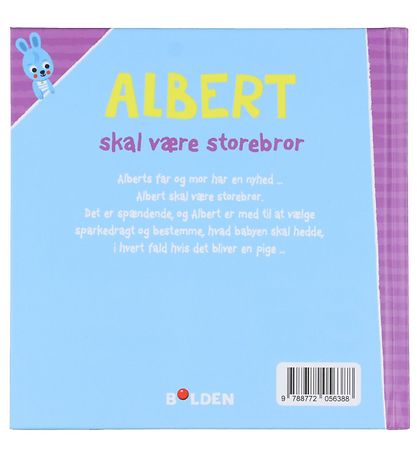 Forlaget Bolden Book - Albert skal være storebror - Danish