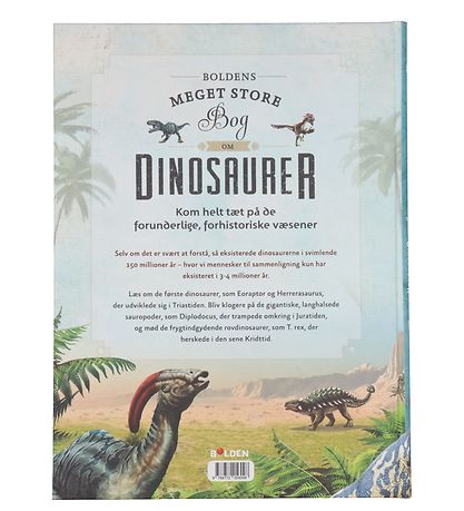 Forlaget Bolden Book - Boldens store bog om dinosaurer - Danish