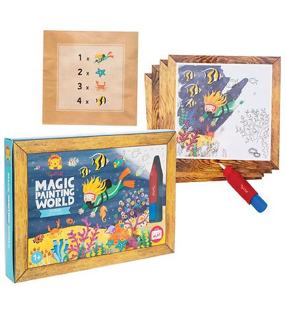 Tiger Tribe Color Colouring Set - Magic Painting World - Ocean