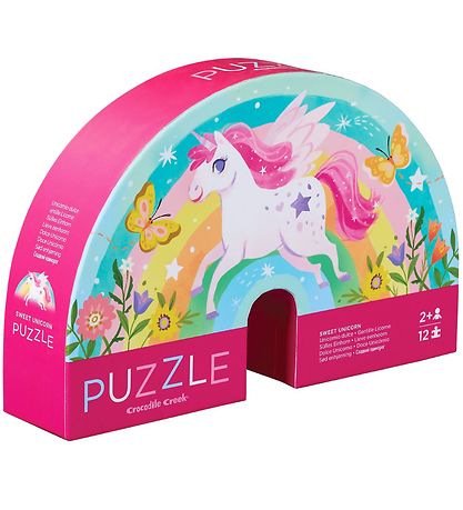 Crocodile Creek Jigsaw Puzzle - 12 Bricks - Sweet Unicorn