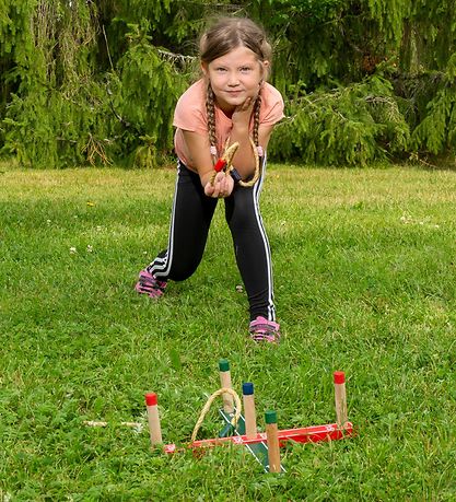 TACTIC Game - Wood - Ring Toss Game - Active Play