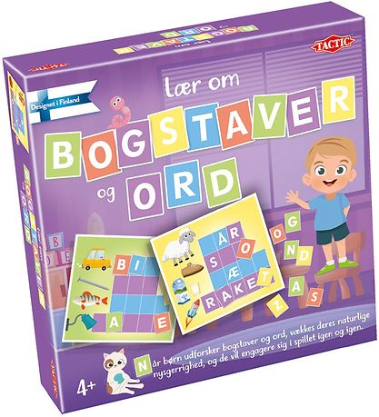 TACTIC Board Game Games - Learn About Letters and Words