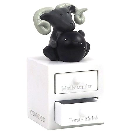 Kids by Friis Hårlock/TänderSked m. Stjärntecken - 6 cm - Vädure