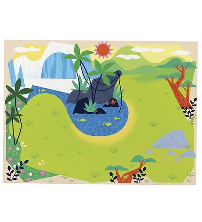 Crocodile Creek Stickers w. Colouring Pencils/Art Scene - 26 d