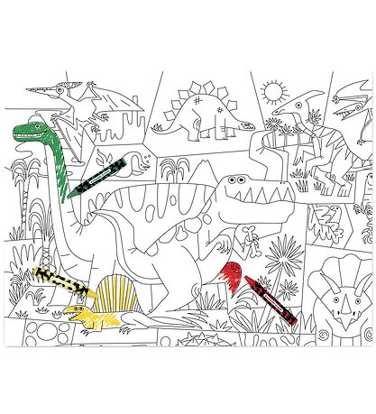 Crocodile Creek Coloring poster w. Stickers/Pencil