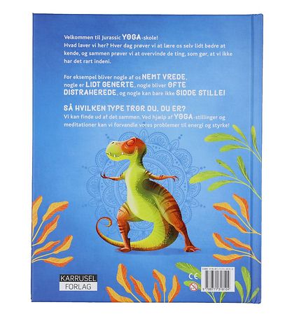 Karrusel Forlag Book - Dino Yoga - Danish