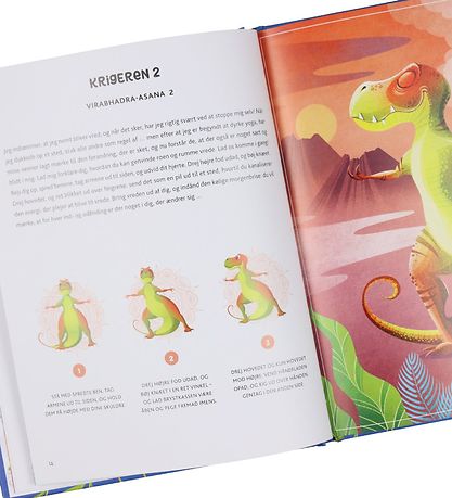 Karrusel Forlag Book - Dino Yoga - Danish