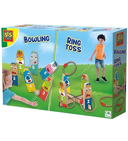 SES Creative Útileikir - Bowling/Hringaspil