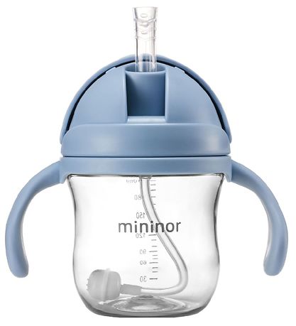 Mininor Cup w. Straws - Tritan - 220 mL - Blue