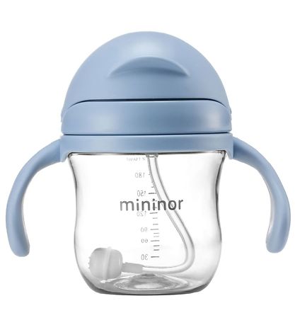 Mininor Cup w. Straws - Tritan - 220 mL - Blue