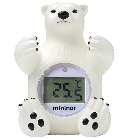 Mininor Badetermometer - Isbjørn - Hvit