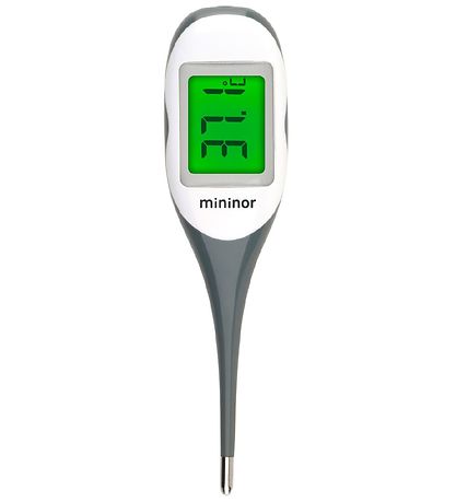 Mininor Termometer - Digitalt och m. Färger - Grå