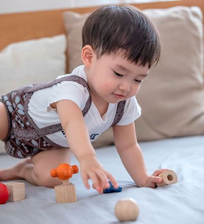 PlanToys Wooden Toy - Nuts and Bolts - Wood