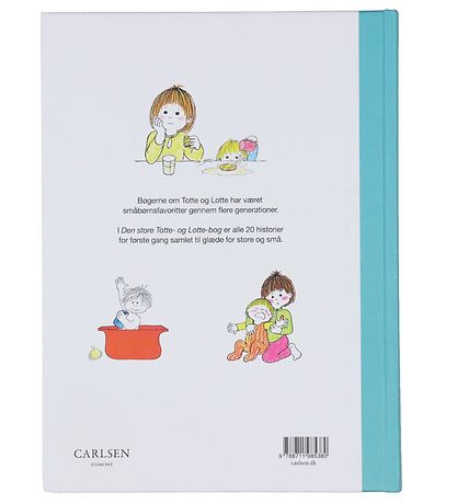 Forlaget Carlsen Book - The Large Totte- and Lotte-Book - Danish