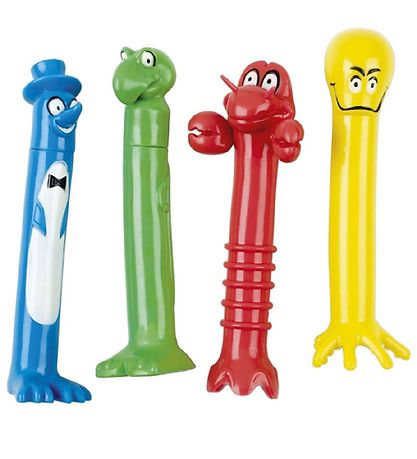 BECO Diving poles - Diving Monster - 4-Pack - Multicolour