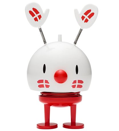 Hoptimist Medium+ Bumble - 14 cm - Afmæli - Rautt/Hvítt