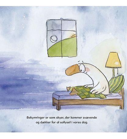 A BIG Hug Book Book - Bekymringer Er Ligesom Skyer - Danish