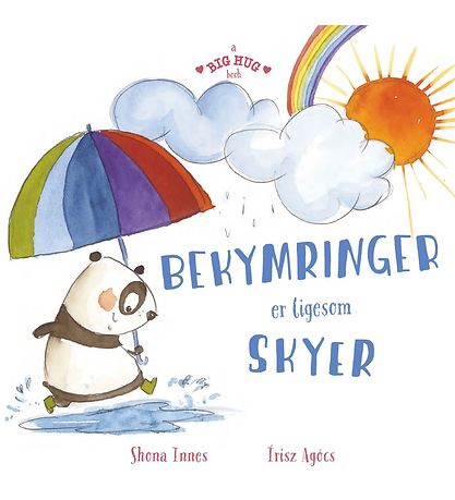 A BIG Hug Book Book - Bekymringer Er Ligesom Skyer - Danish