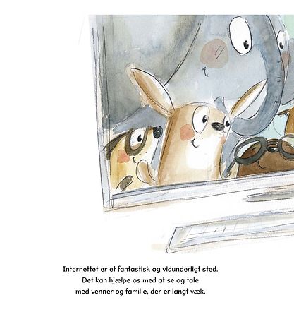 A BIG Hug Book Book - Internettet Er Ligesom En Vandpyt - Danish