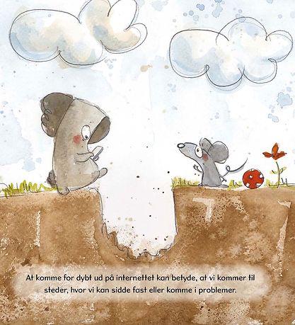 A BIG Hug Book Book - Internettet Er Ligesom En Vandpyt - Danish