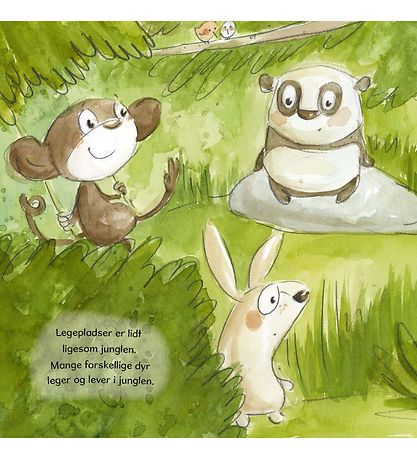 A BIG Hug Book Book - Legepladsen Er Ligesom En Jungle - Danish