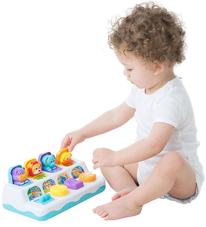 Playgro Þroskaleikfang - PopUp Jungle Friends M. Tónlist/ljós