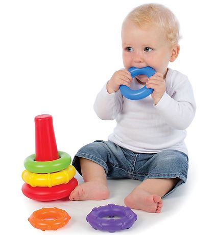 Playgro Rings - Black and Stack Tower