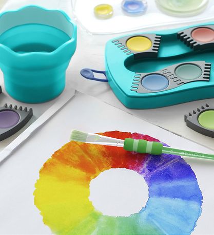 Faber-Castell Vesiväri - Liitin - 12 Värit