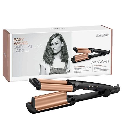 BaByLiss Corrugated Iron - Deep Waves - Black