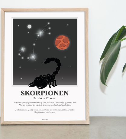 Kids by Friis Poster - Sternzeichen - Skorpion