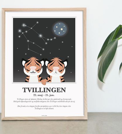 Kids by Friis Poster - Sternzeichen - Zwillinge