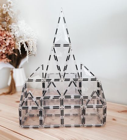 Connetix Magnetset - 34 Delar - Clear