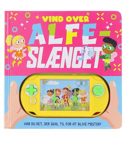 Karrusel Forlag Book w. Water Games - Vind Over Alfeslnget - DA