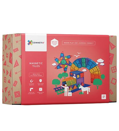 Connetix Segulsett - 212 Partar - MEGA Pakki