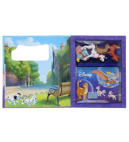 Karrusel Forlag Book - Disney bog med figurer - Danish