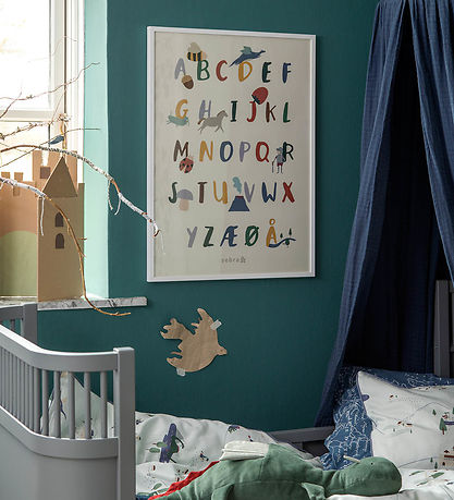 Sebra Poster - 50x70 - Alphabet A-Z (DA) - Pixie/Dragon
