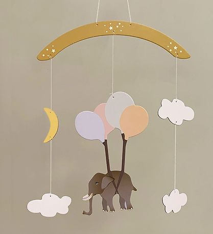 Vissevasse Baby Mobile - Do It Yourself - Flying Elephant