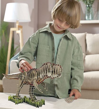Educa 3D- Puzzle Game - T-Rex - 82 Bricks