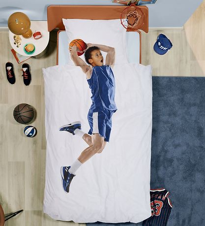 Snurk Bettwäsche - Erwachsen - Basketball Star Blue