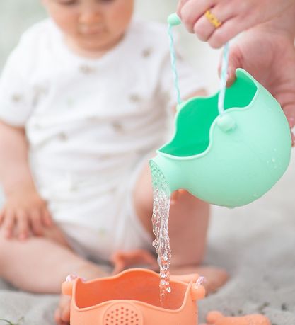 Scrunch Watering Can - 20x15 cm - Silicone - Coral