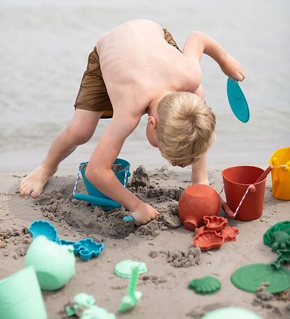 Scrunch Sand molds - 4 pcs. - Silicone - Light Dusty Green