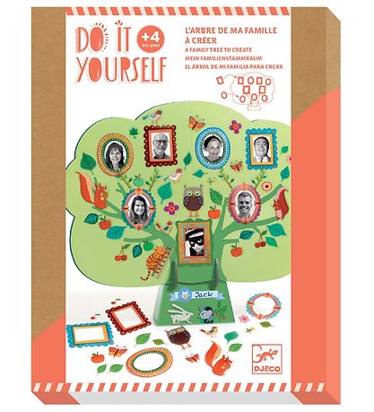Djeco Creative Set - Familiy Tree DIY - A Family Tree To Create